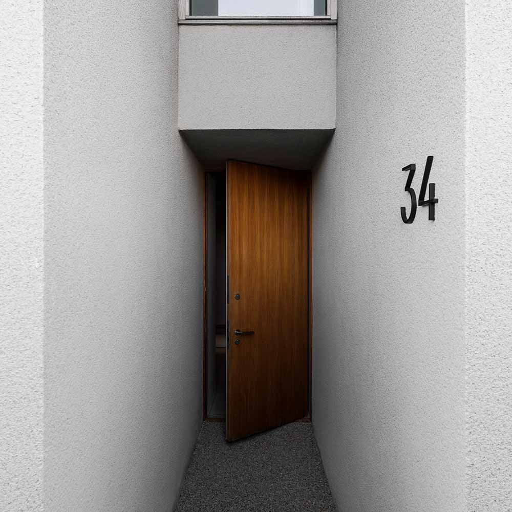 Numero Maison Contemporary - 2 - Noir