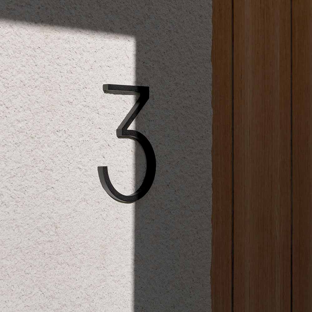 Numero Maison Contemporary - 3 - Noir