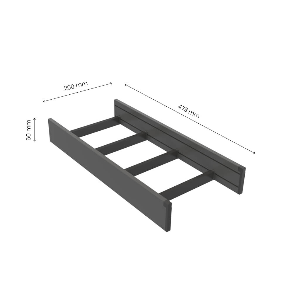 Insert Á Épices Flex Basic - 500 (473 mm) - Gris Foncé