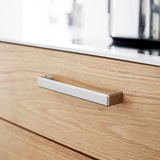 Poignée Fold - 160mm - Aspect Inoxydable