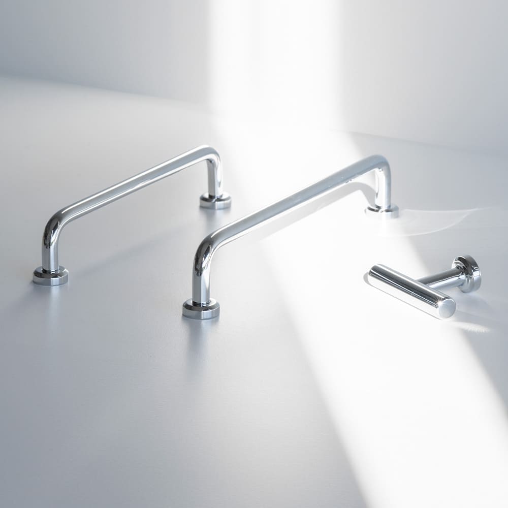 Bouton T Viva - Chrome Poli