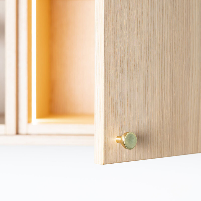 Bouton Copenhagen - 25mm - Laiton Poli