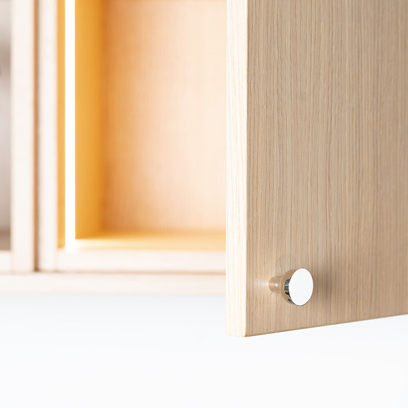 Bouton Copenhagen - 25mm - Plaqué Nickel