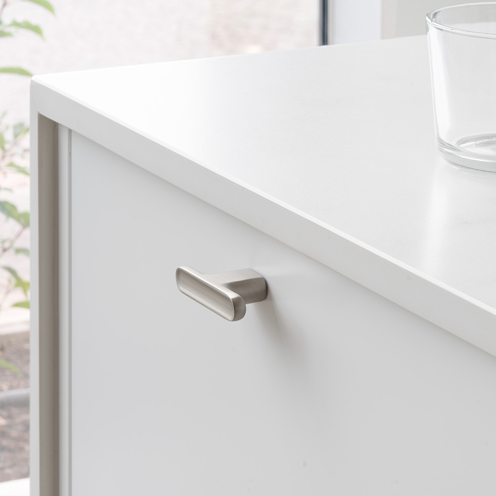 Bouton T Vibe Soft - Aspect Inoxydable