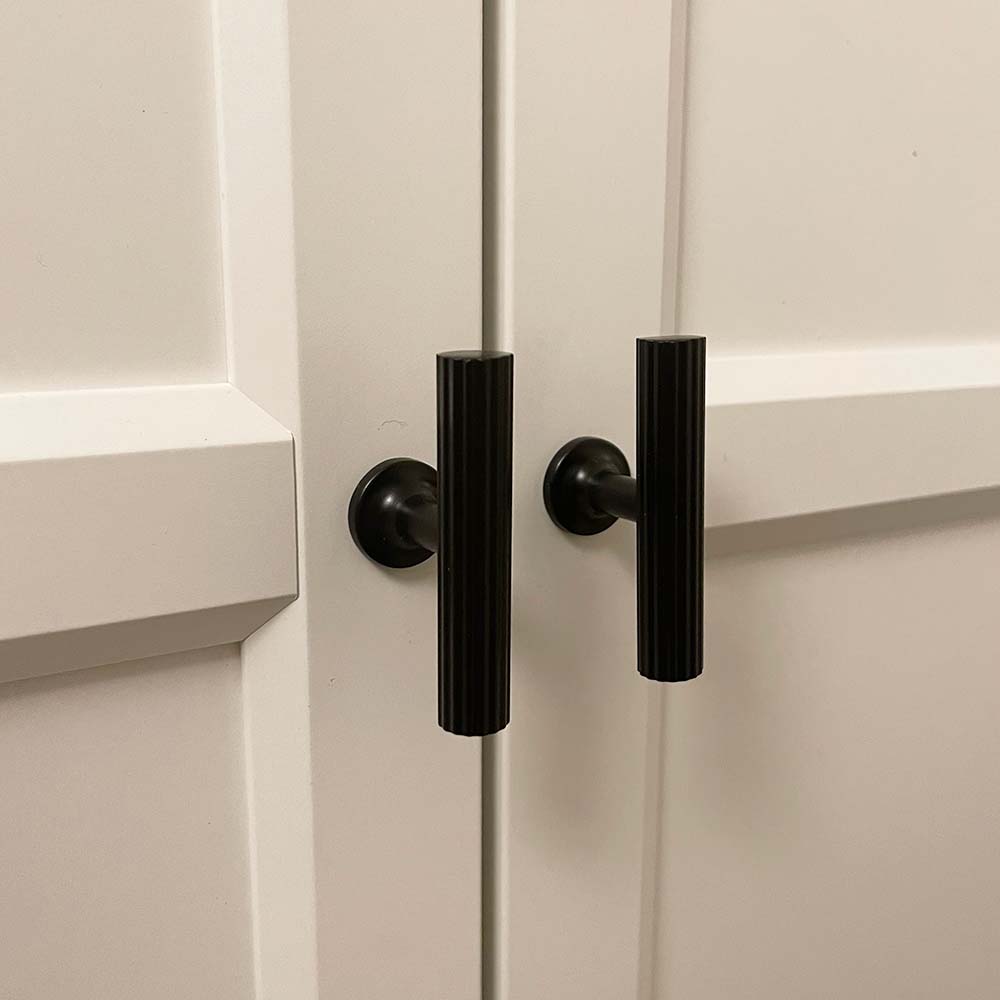 Bouton Portland - Noir Mat