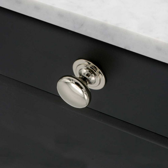 Bouton Mynta - Plaqué Nickel