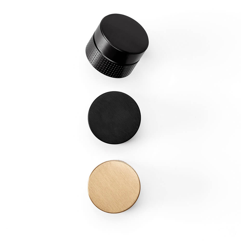 Bouton Point - Ø40mm - Laiton Brossé