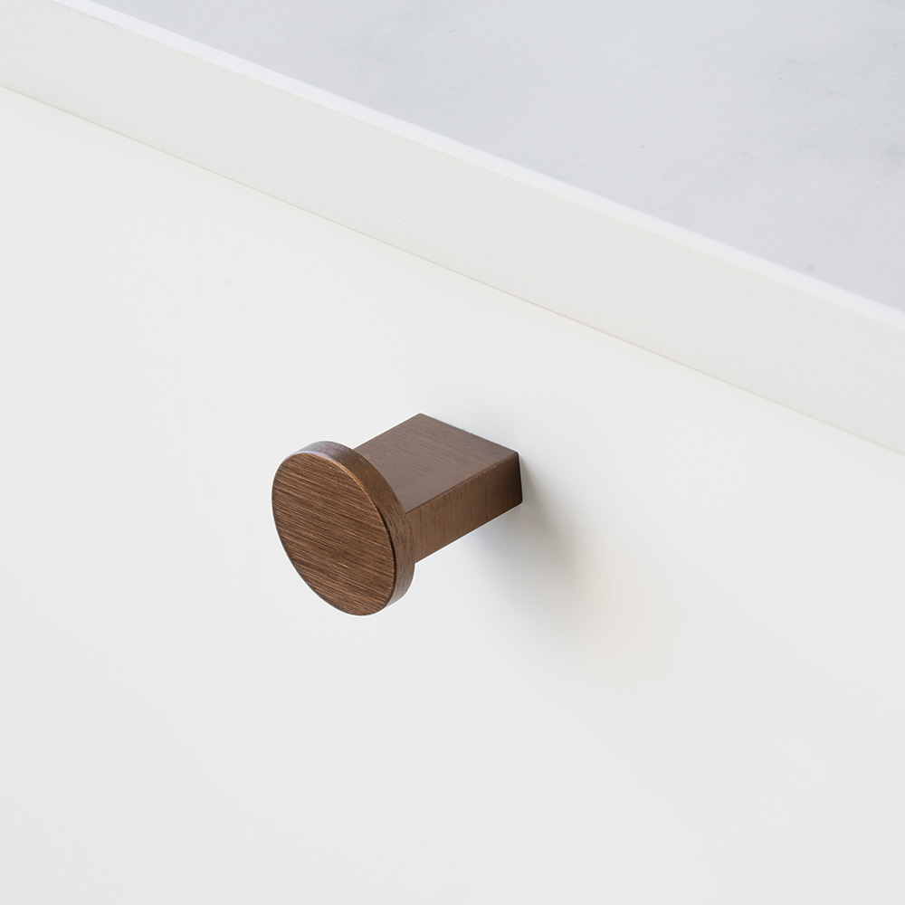 Bouton Nexx Ø25mm - Bronze Brossé