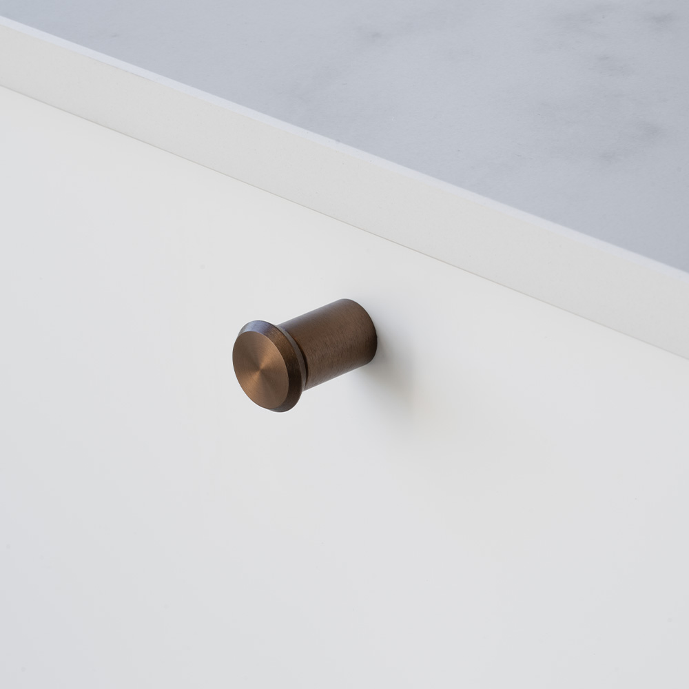 Bouton Fase Ø23mm - Bronze Brossé