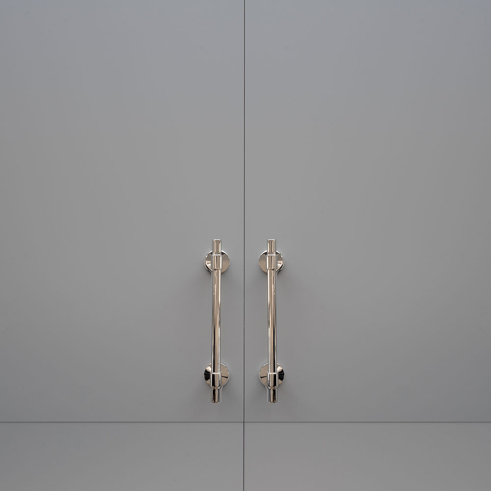Poignée Uniform - 128mm - Plaqué Nickel
