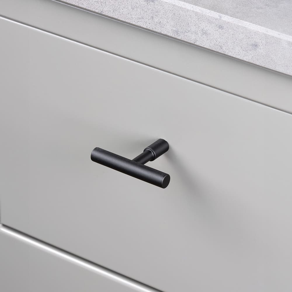 Bouton T Spira - Noir Mat