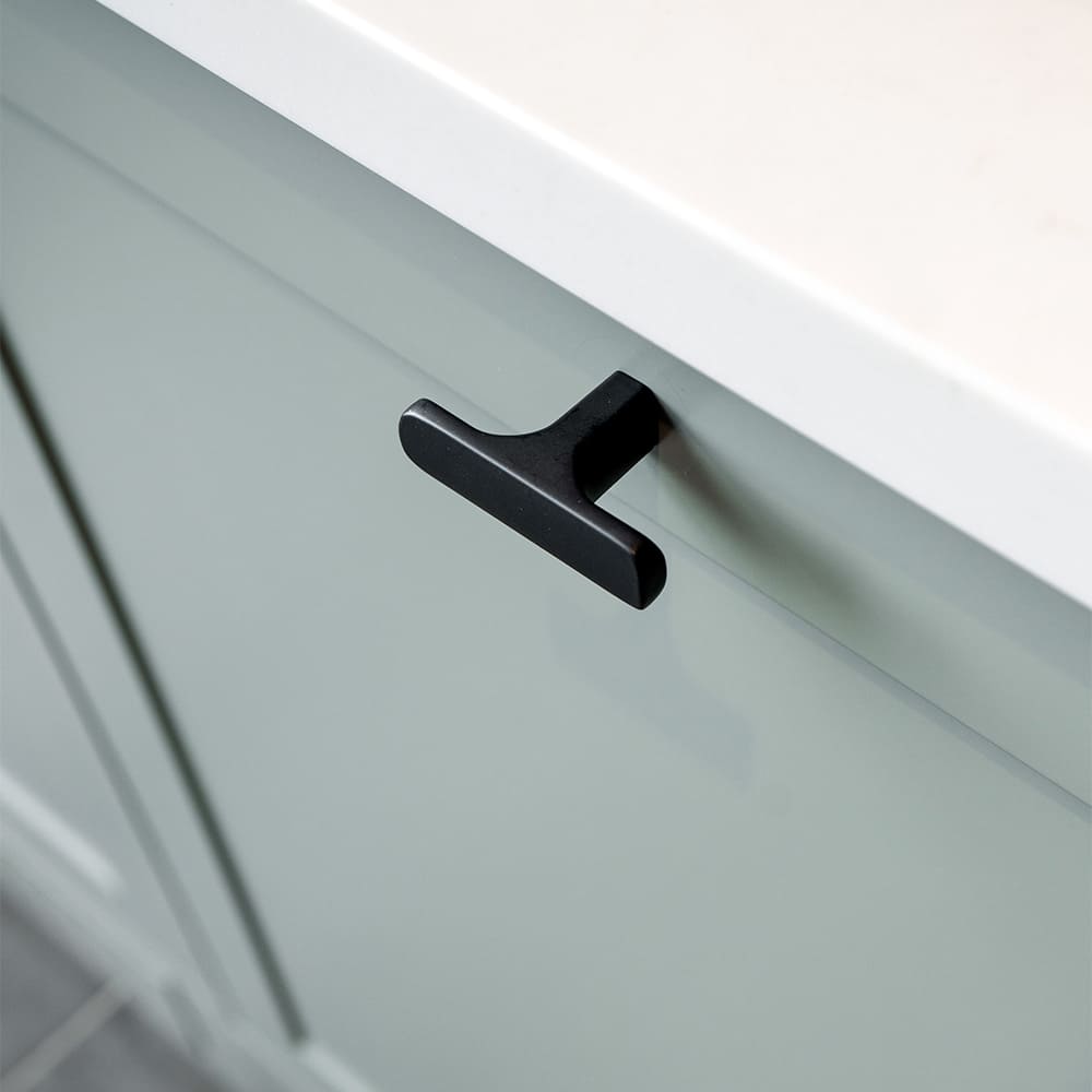Bouton T Ethel - Noir Mat