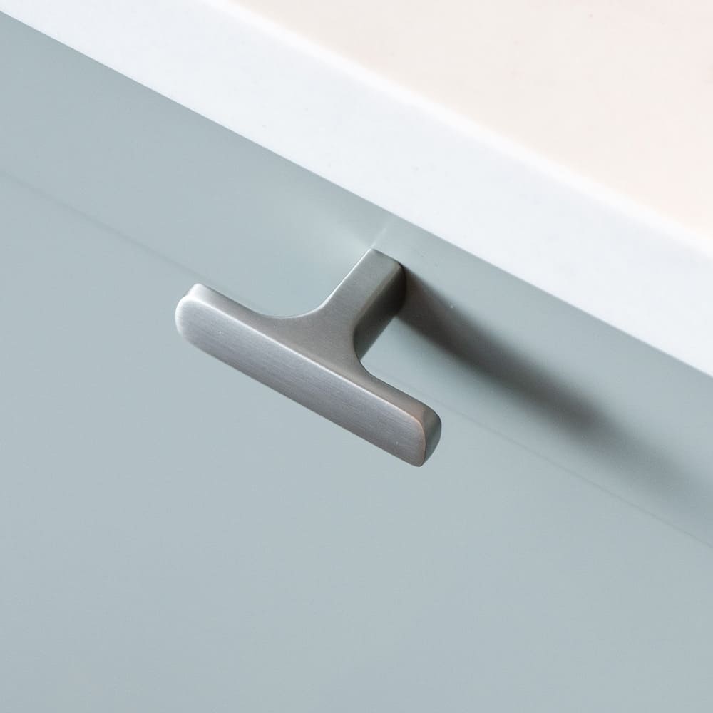 Bouton T Ethel - Aspect Inoxydable