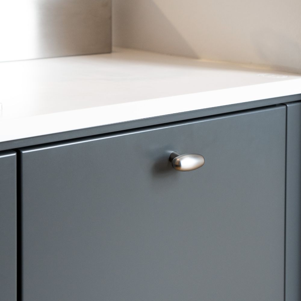 Bouton T Oliver - Aspect Inoxydable