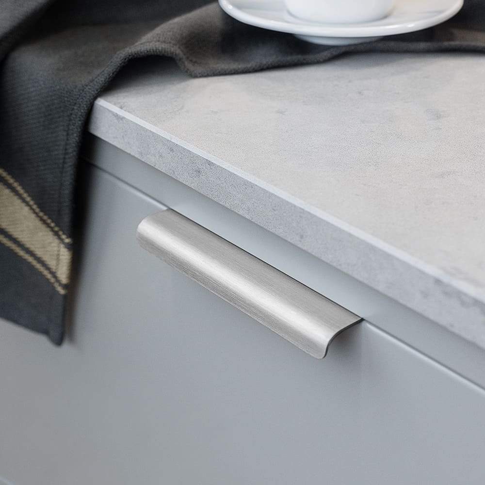 Poignée Profilée Lip - Acier Inoxydable Brossé