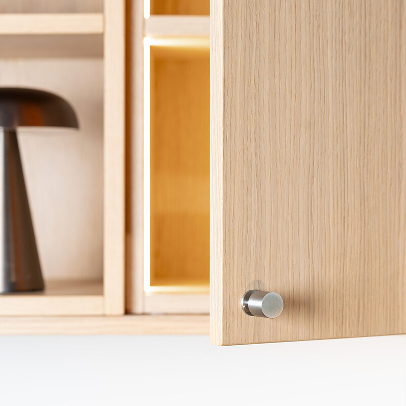 Bouton Solo - 21mm - Inox Brossé