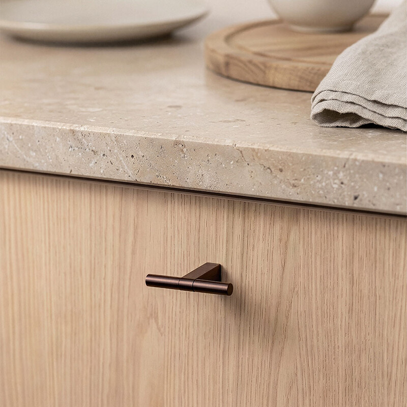 Bouton T Petit - Laiton Bruni