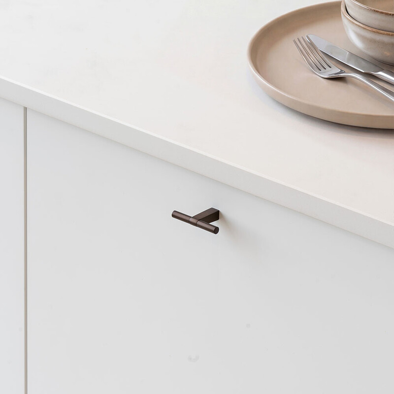 Bouton T Petit - Laiton Bruni