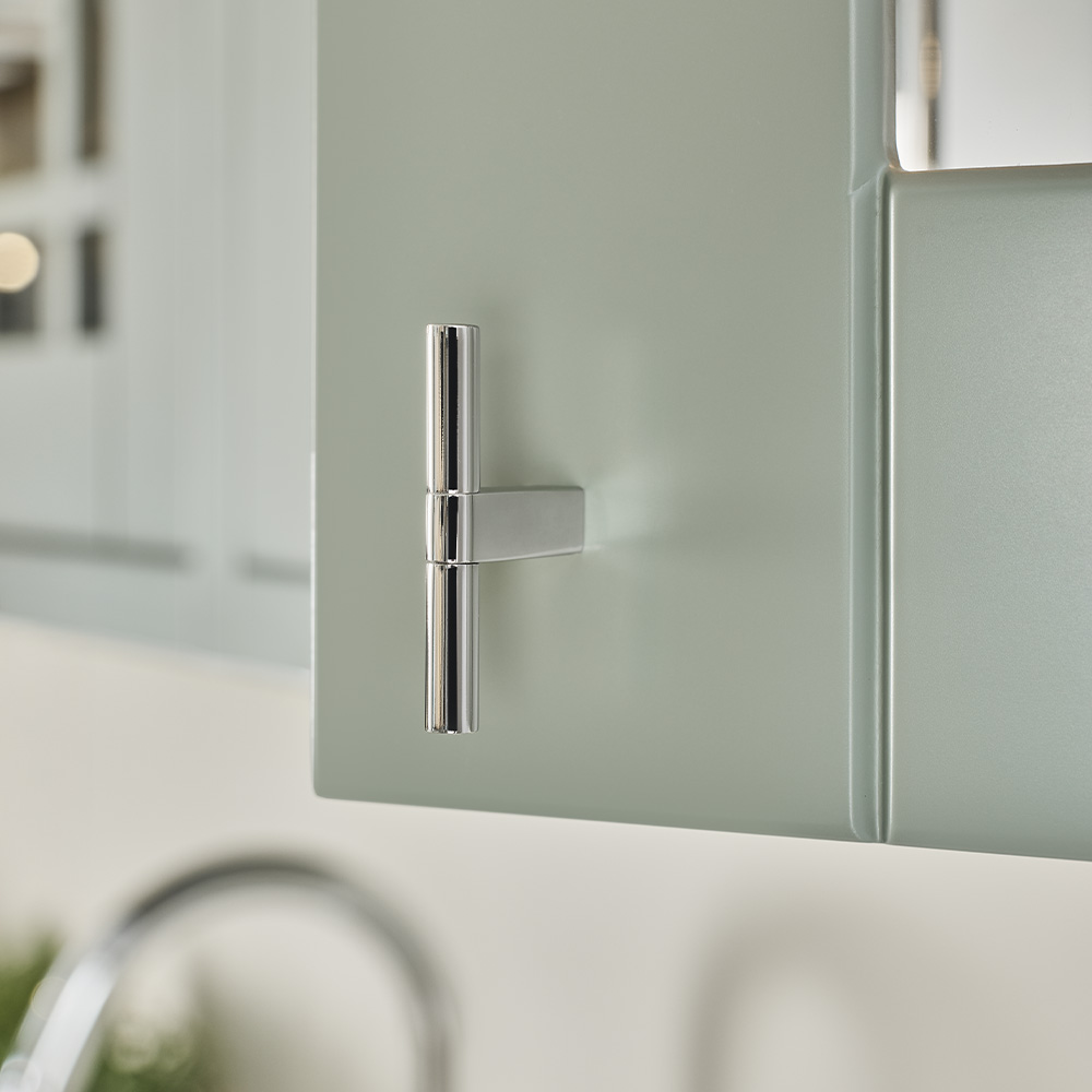 Bouton T Petit - Plaqué Nickel