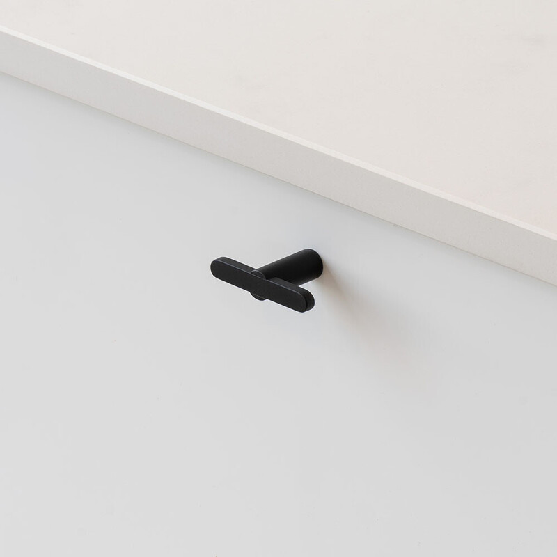 Bouton T Flow - Noir Mat