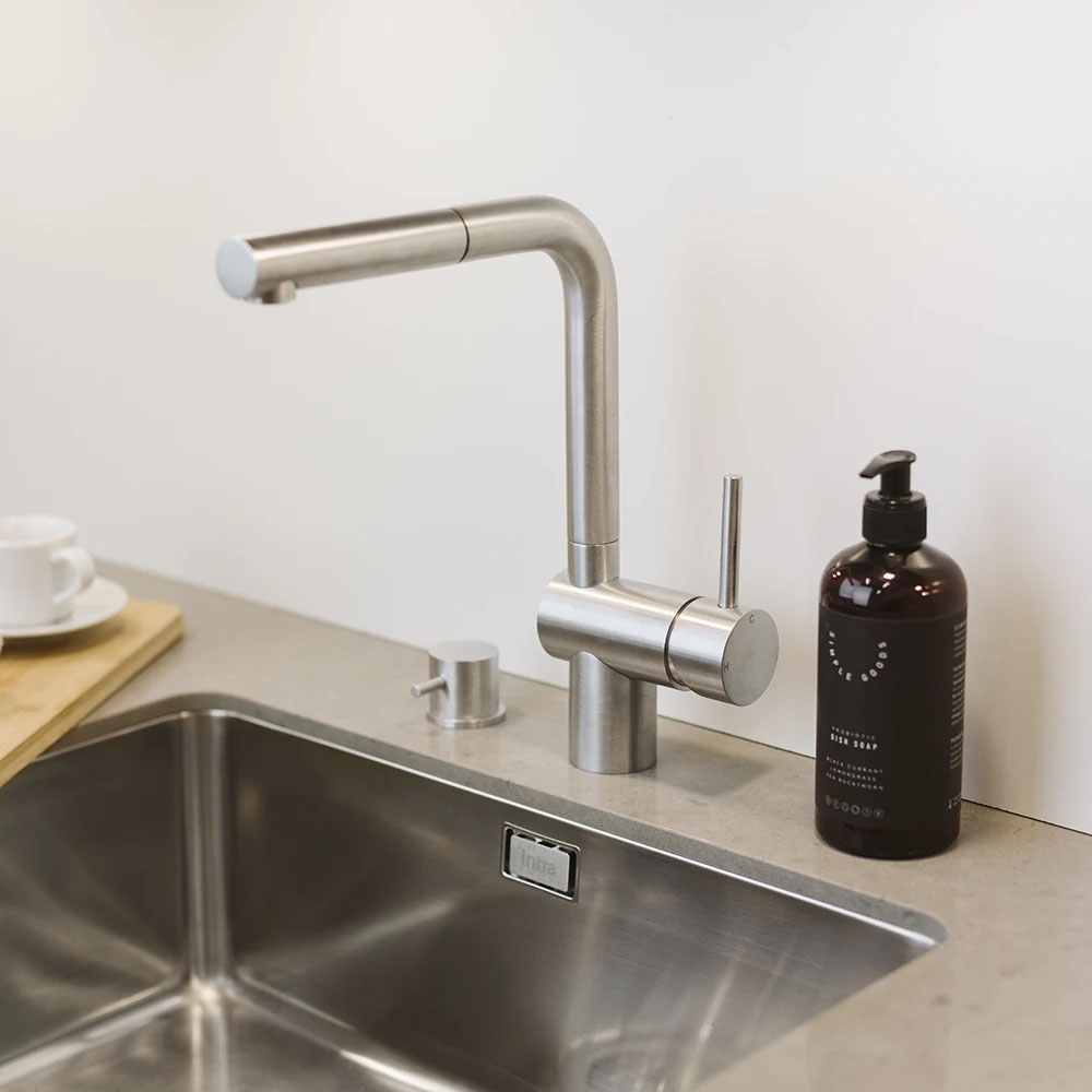 Mitigeur de Cuisine Venedig - Bec Extractible - Acier Inoxydable