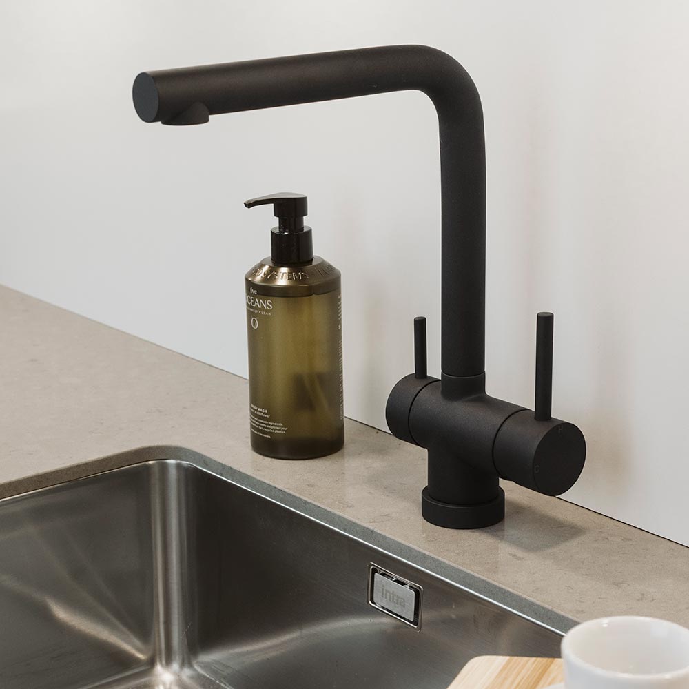 Mitigeur de Cuisine Milano - Silgranit Noir