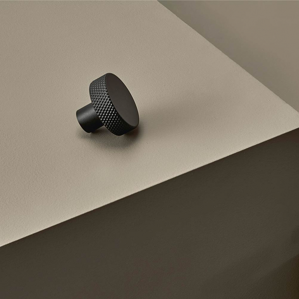 Bouton d'armoire Simon - 35mm - Noir mat