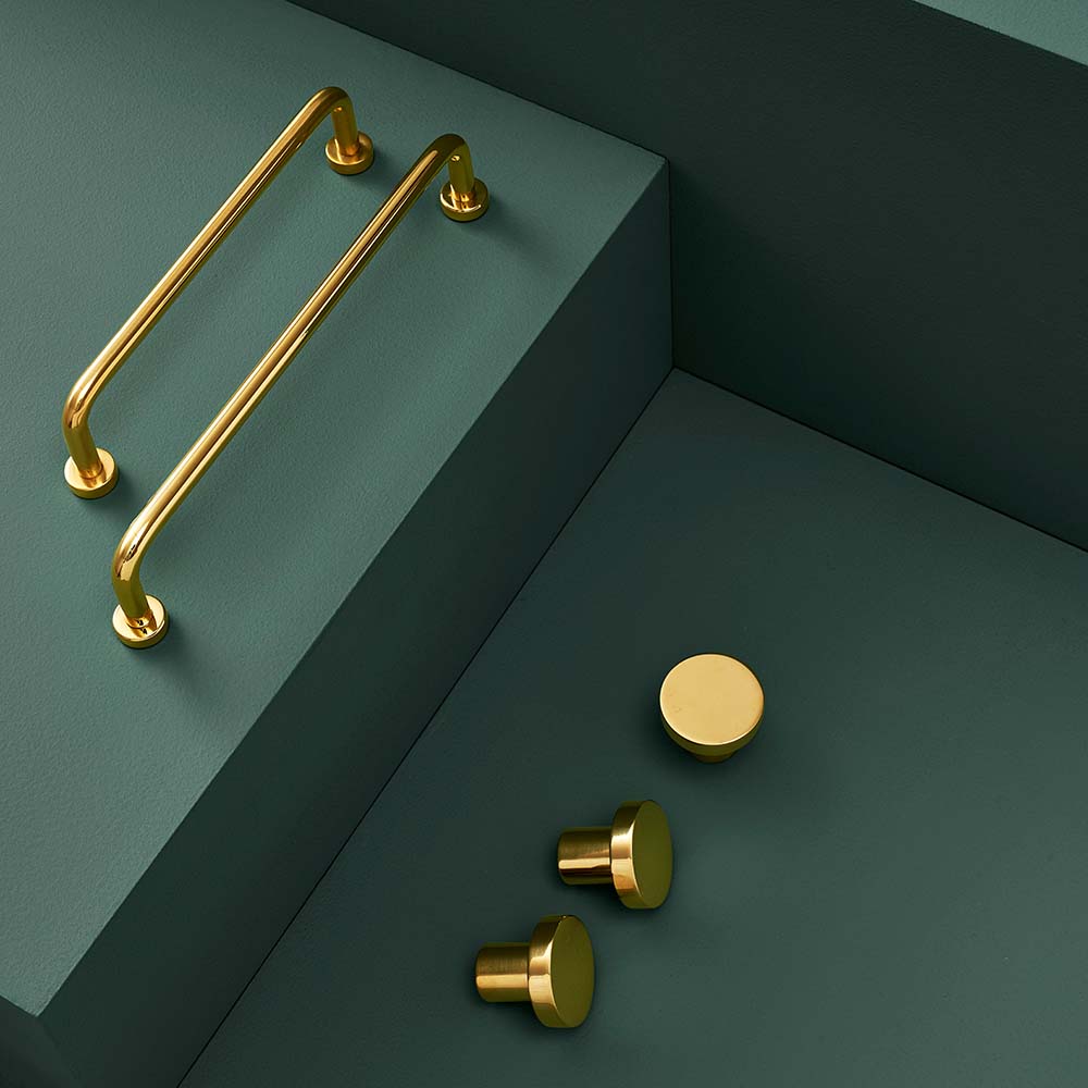 Poignée Lounge - 160mm - Laiton Poli