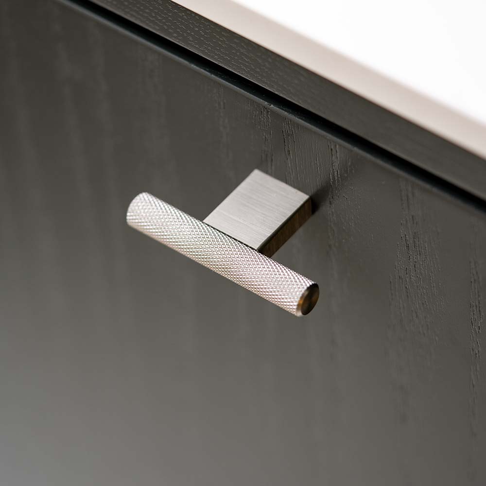 Bouton T Graf Mini - Fini Acier Inoxydable