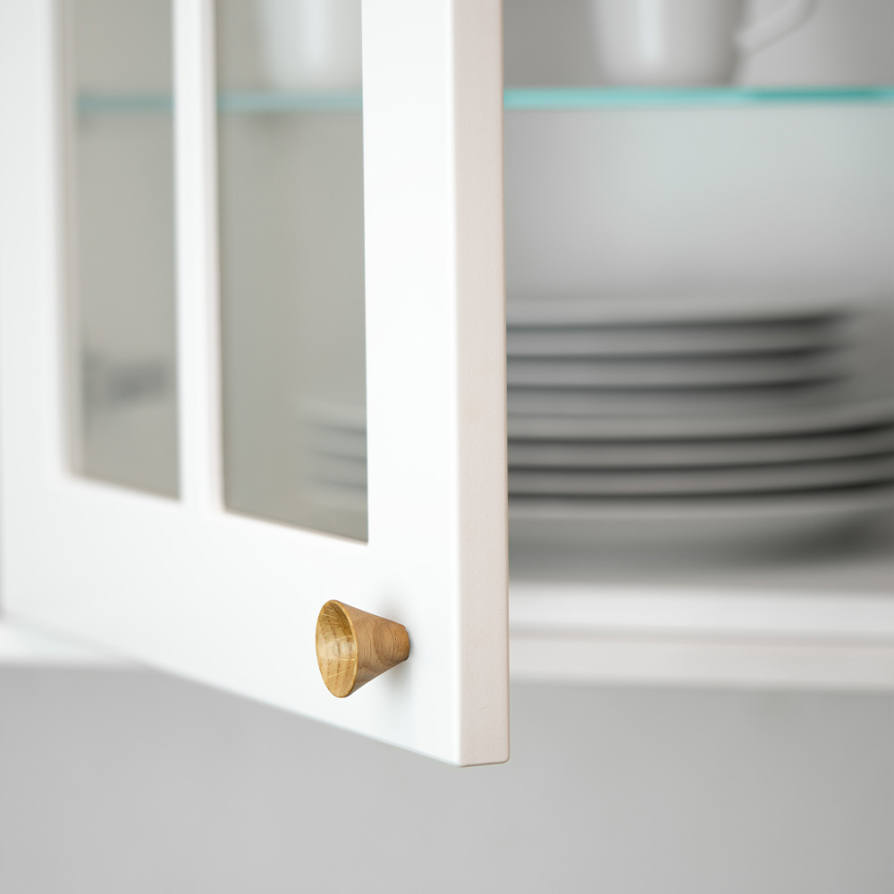 Bouton Conic - 29mm - Chêne