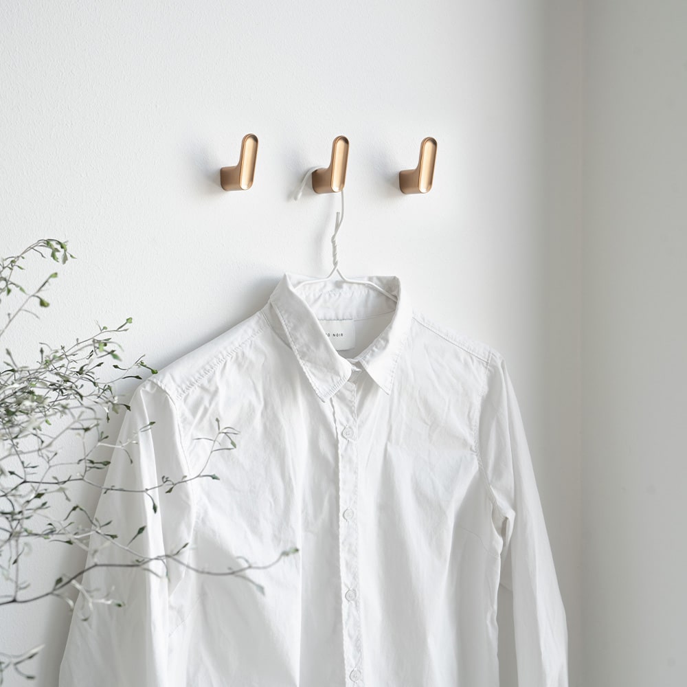 Patère Luv - Laiton Brossé