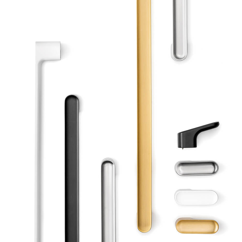 Bouton Luv - Aspect Inox