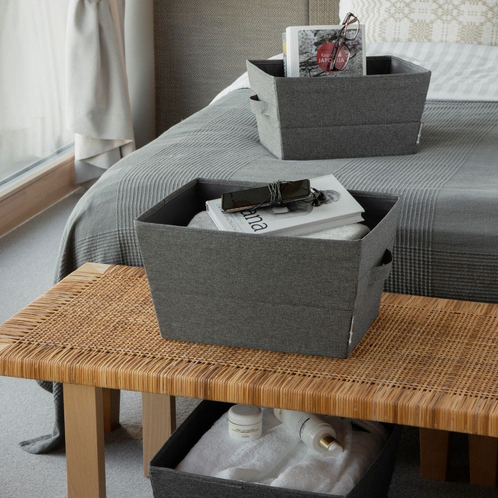 Panier de rangement - Gris