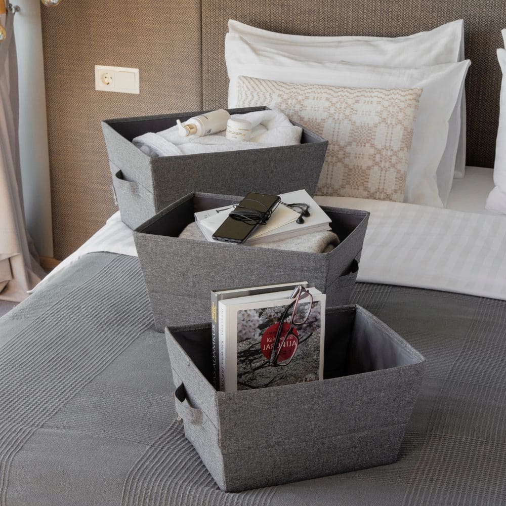 Panier de rangement - Gris
