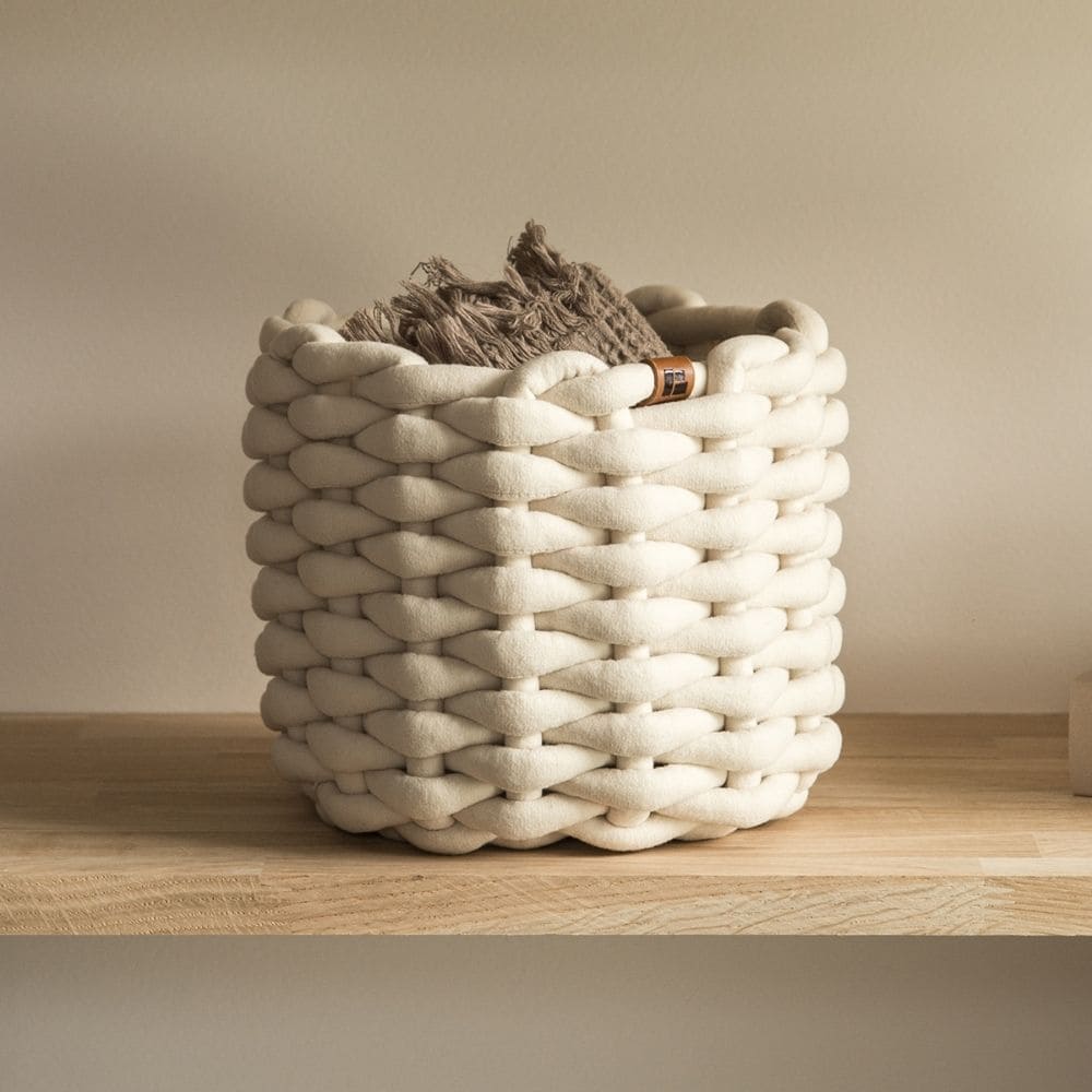 Panier Rond - Off-white