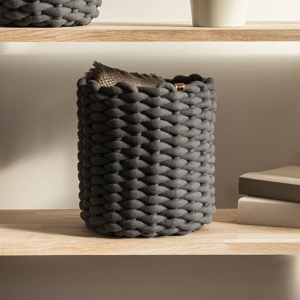 Panier Rond - Gris