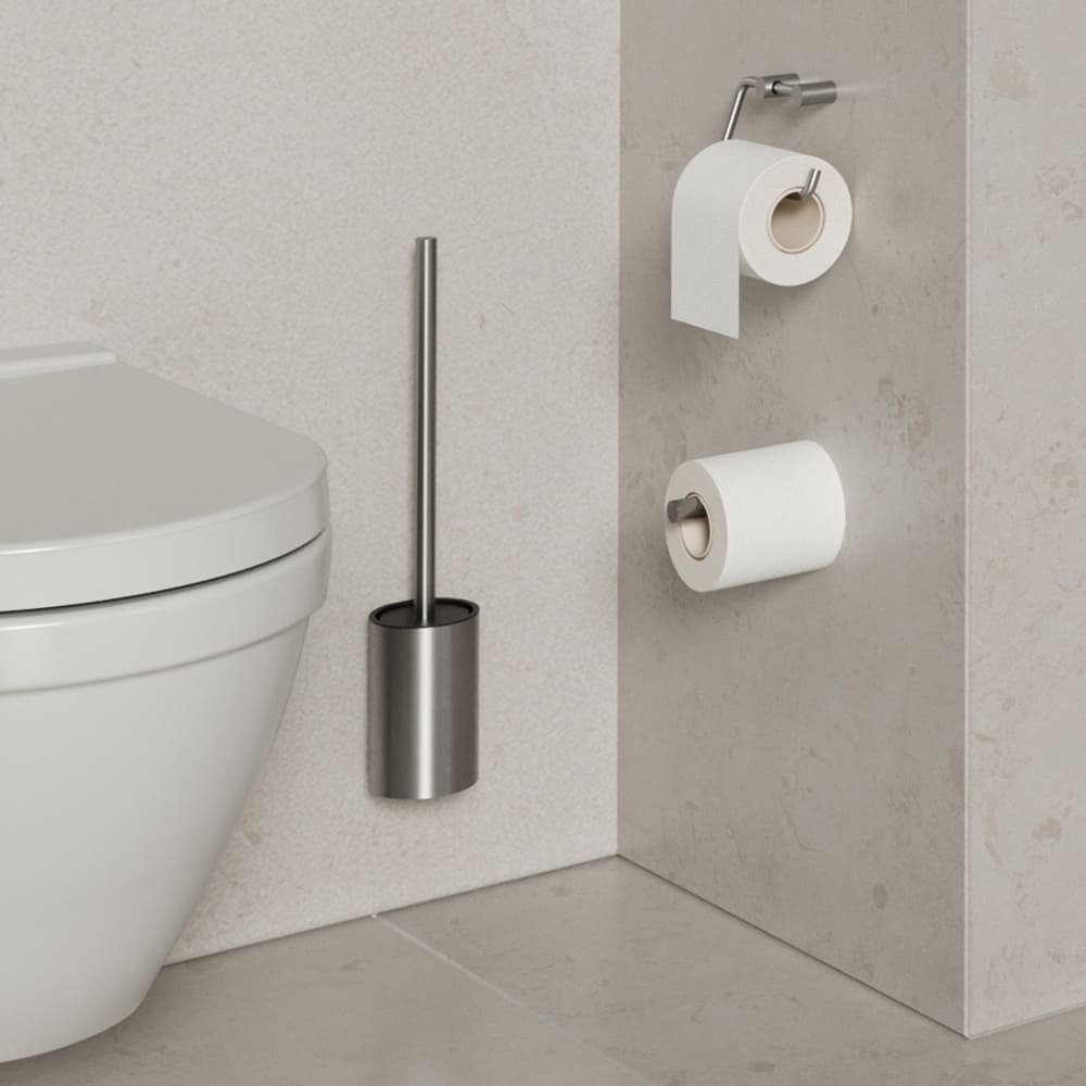 Brosse Toilette Stay - Inox Brossé