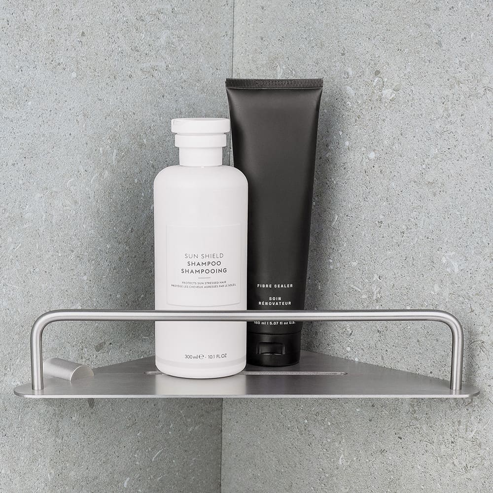 Étagère d’angle Match - Nickel Brossé