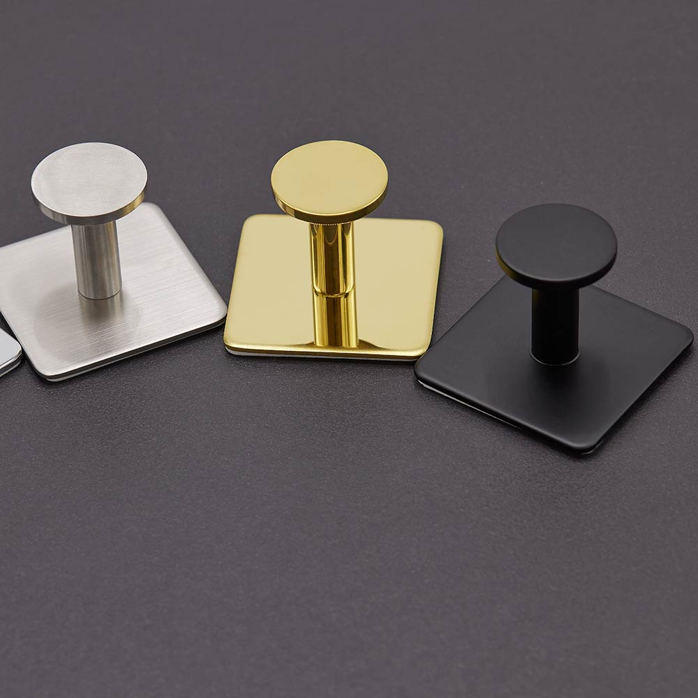Patère Porte-serviette Base 210 3-patère - Noir Mat