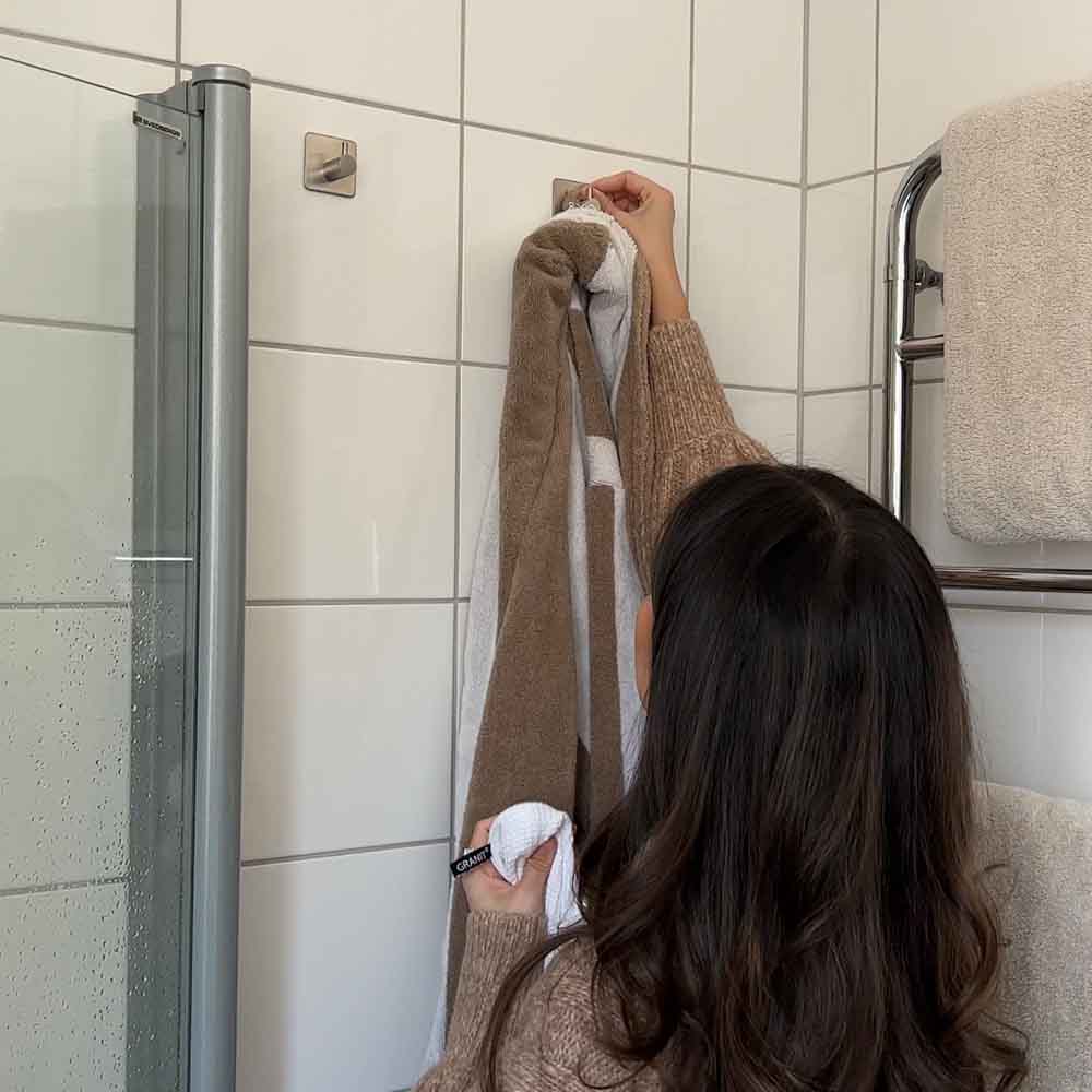 Patère Porte-serviettes Base 220 1-patère - Fini Acier Inoxydable Brossé