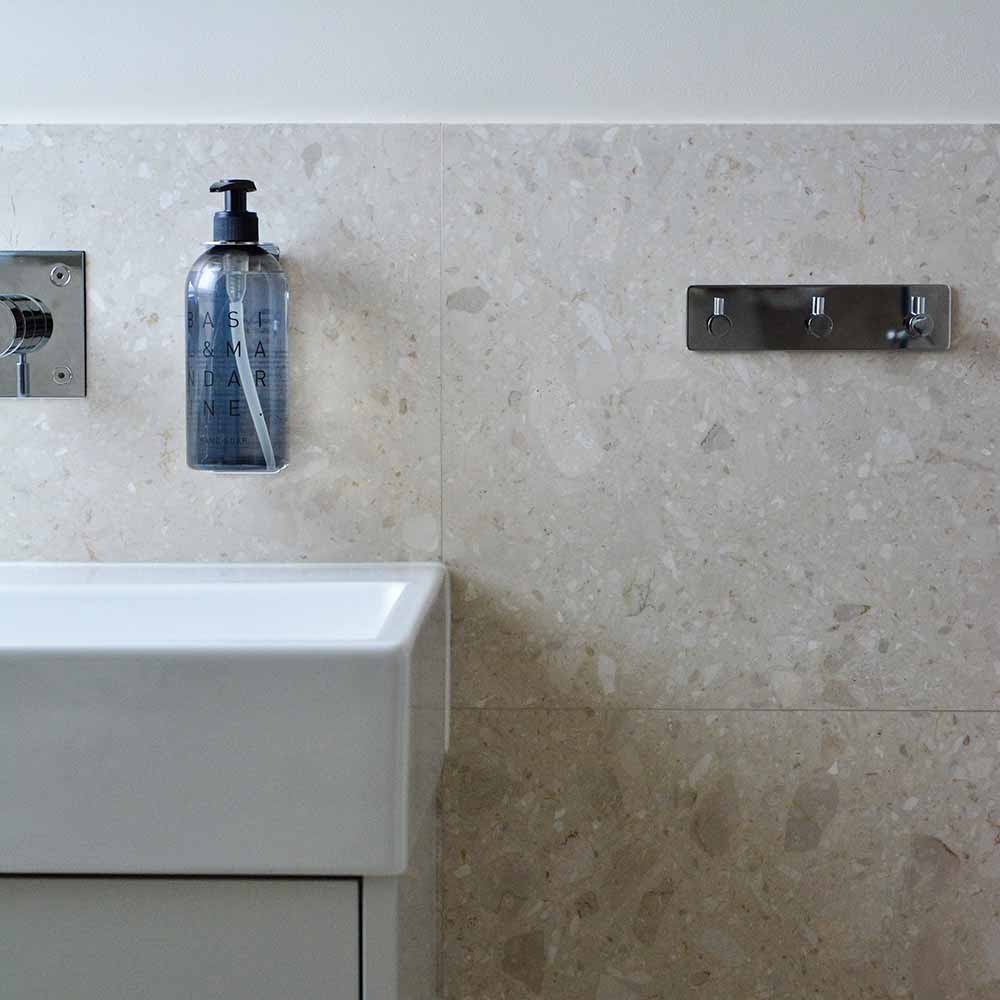 Patère Porte-serviettes Base 220 3-patère - Chrome