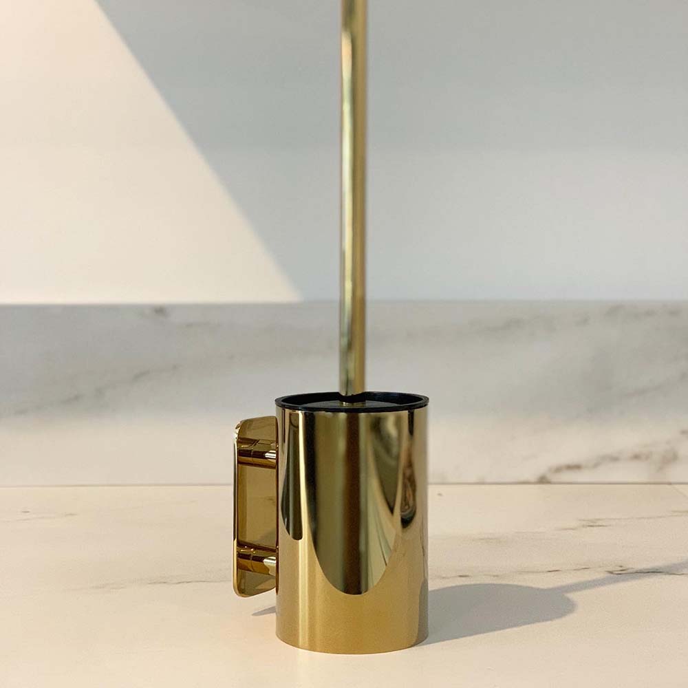 Brosse Toilette Solid - Laiton Poli