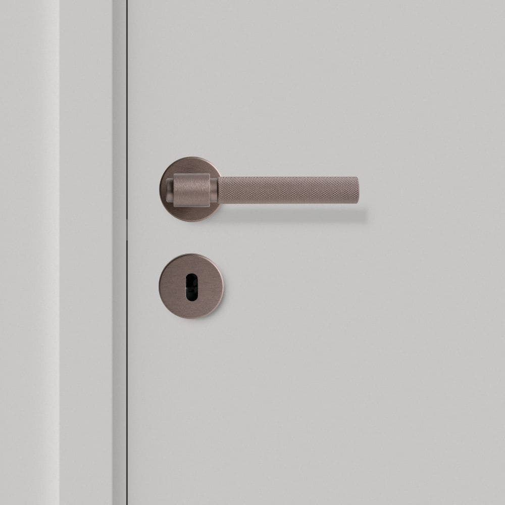Poignée De Porte Helix 200 - Bronze Foncé