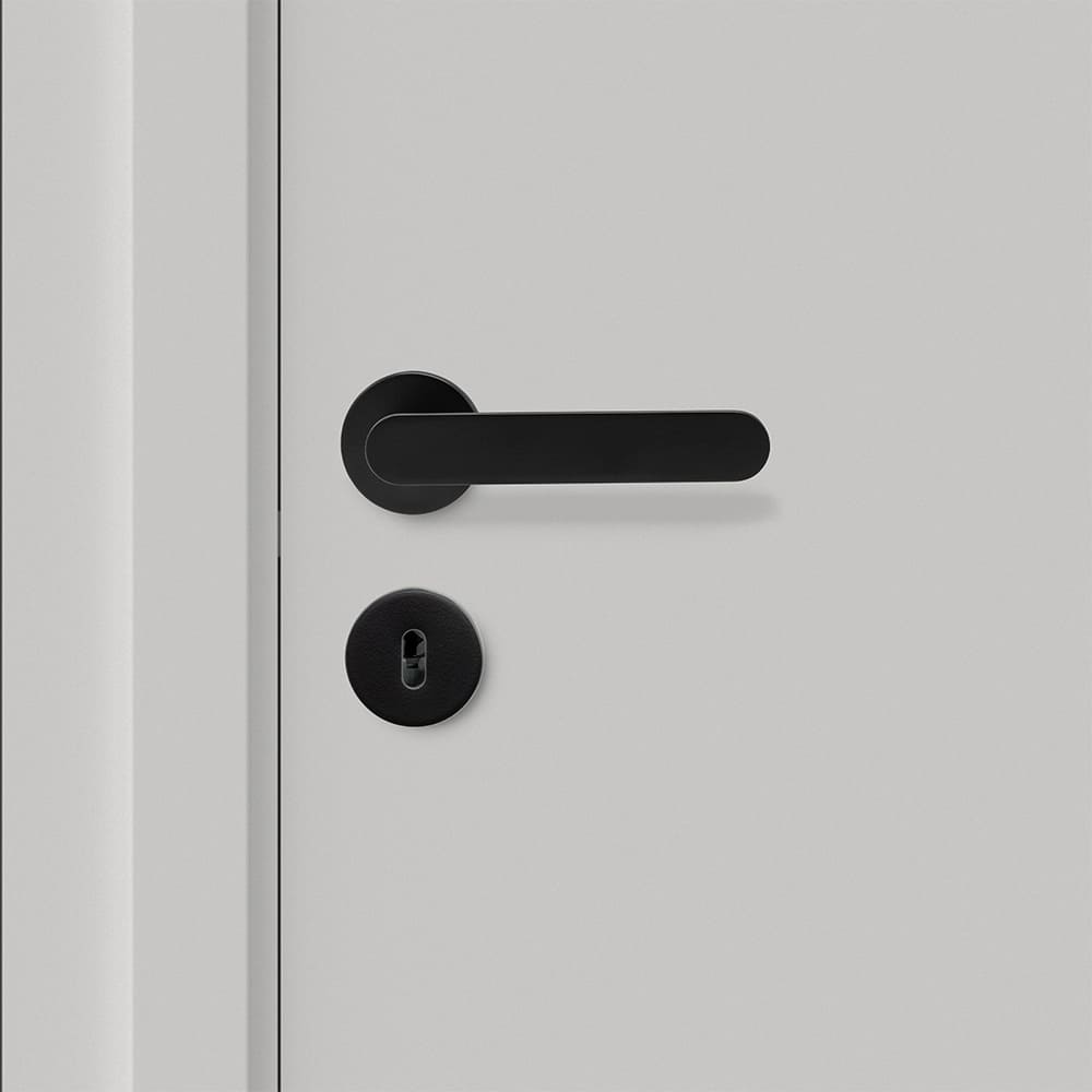Poignée De Porte Vibe Plain - Noir Mat