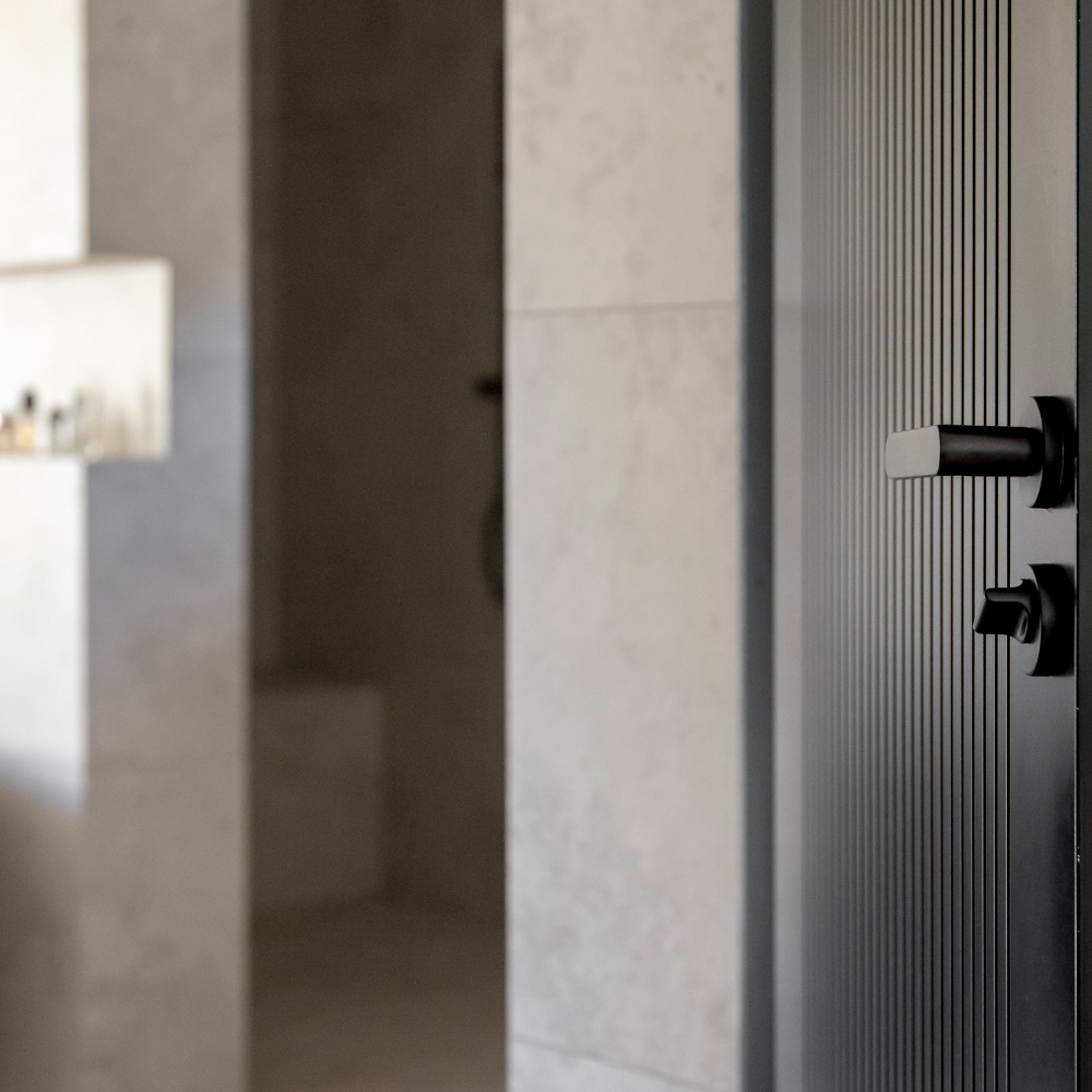 Poignée De Porte Vibe Plain - Noir Mat