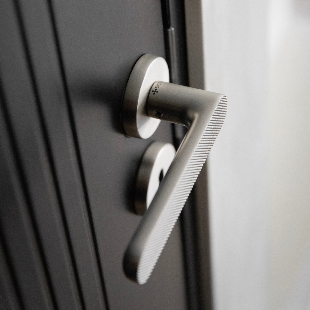 Poignée De Porte Vibe Grip - Aspect Inoxydable