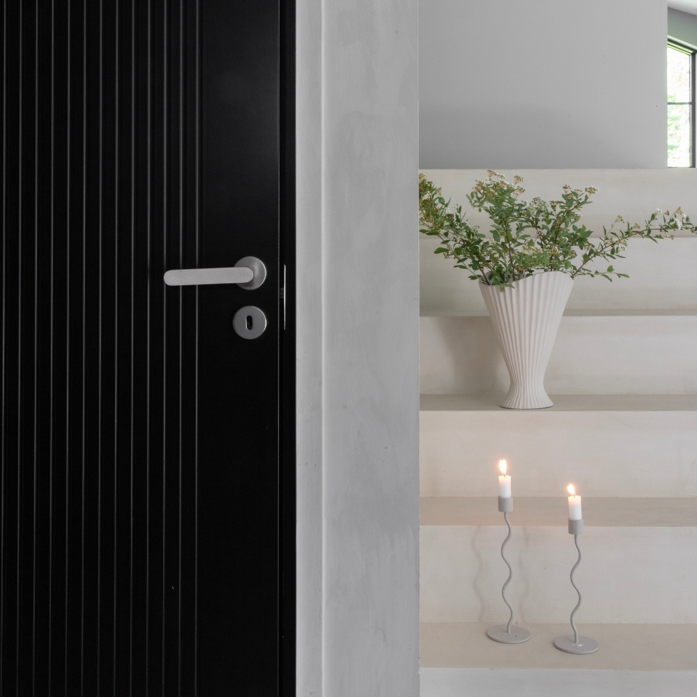 Poignée De Porte Vibe Grip - Aspect Inoxydable