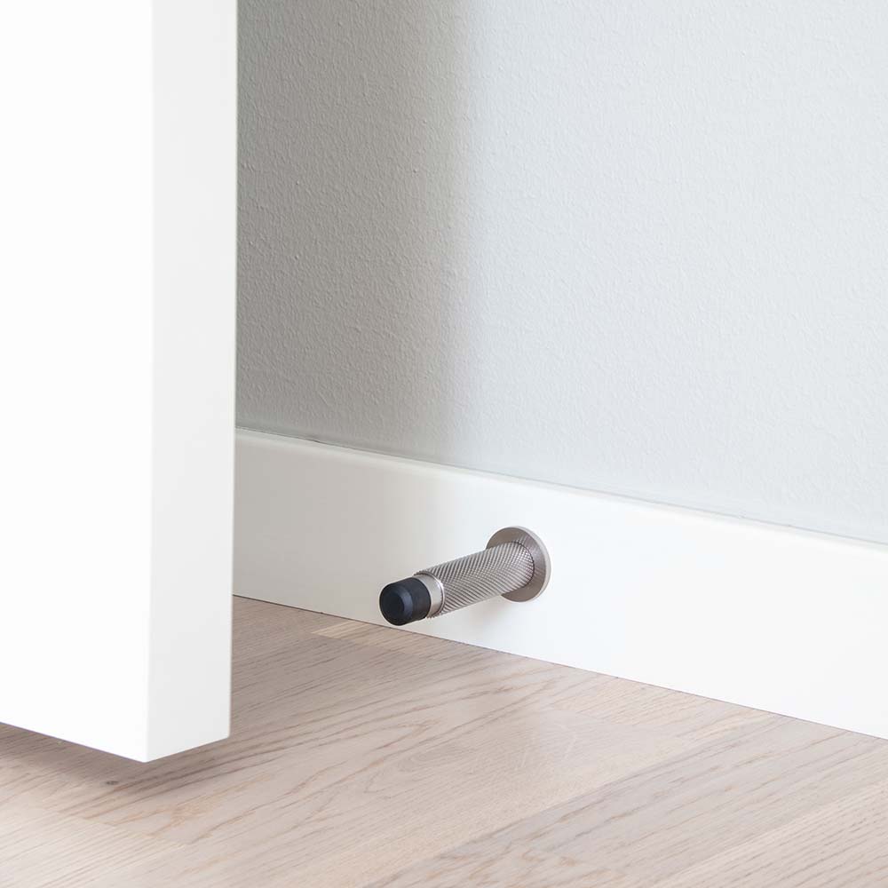 Butée De Porte Dexter - Aspect Acier Inoxydable