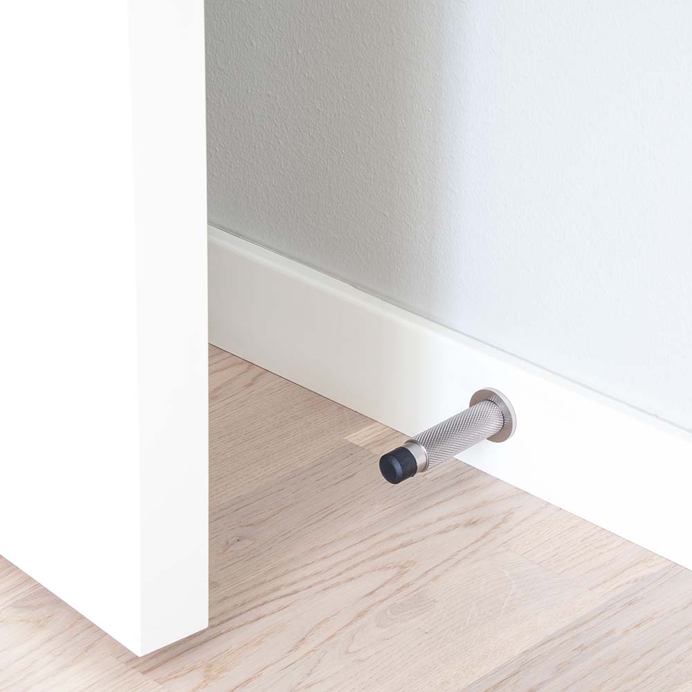 Butée De Porte Dexter - Aspect Acier Inoxydable