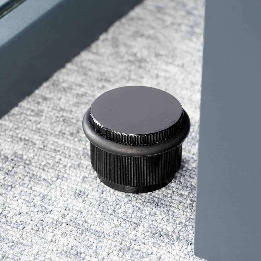 Butée De Porte Arpa Floor - Noir Brossé